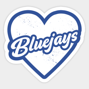 Vintage Blue Jays School Spirit // High School Football Mascot // Go Blue Jays Sticker